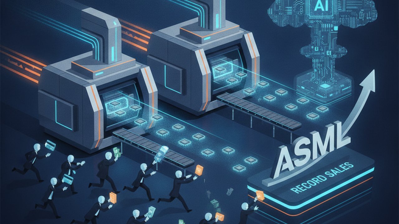 AI Boom Sparks Record Sales at ASML as Chipmakers Rush for Next-Gen Gear