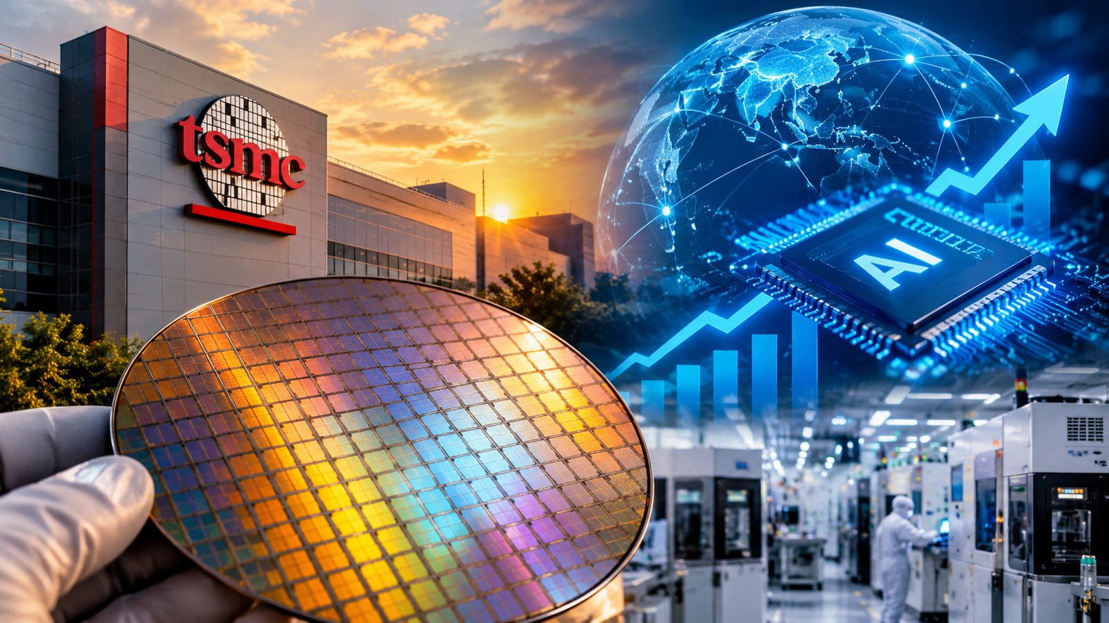 TSMC Forecasts Sixth Record Quarter as AI Chip Boom Strains Global Foundries